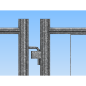 Mobile fence | 'Standard' | height: 2,00 m | Element with hooks and eyeswidth: 3,50 m